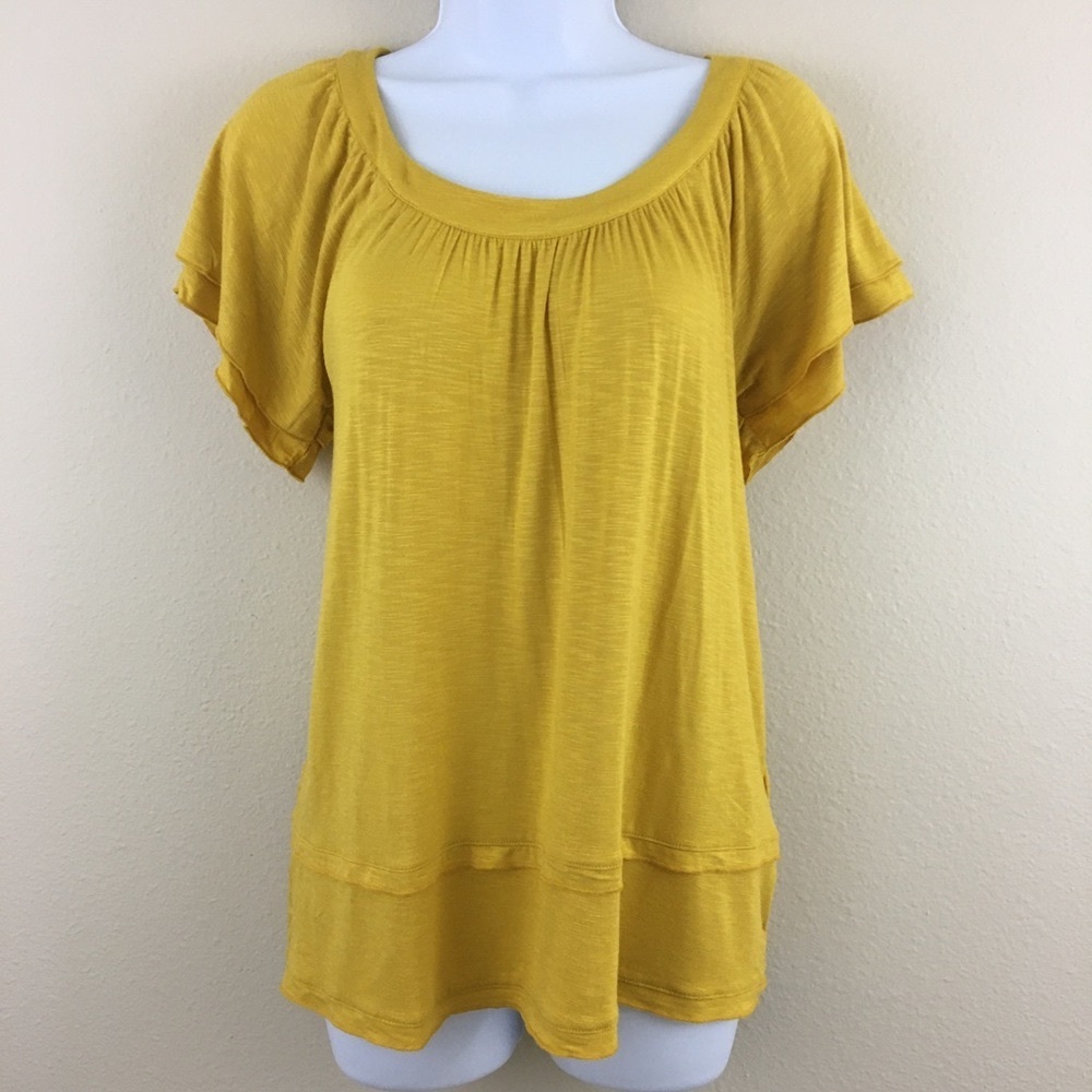 Style & Co Ruffle Sleeve Tunic - Picture 2 of 6